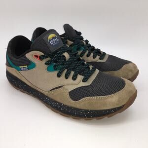 LEMS Trailhead Mens Hiking Sneaker 9 D Desert Khaki Outdoor Minimalist READ